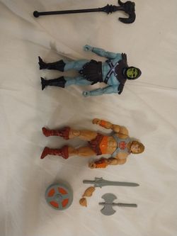 MOTU He Man and Skelator figure.