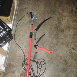 16ft Extension Corona Tree Pruna, And Two Corona Handsaws One Folding