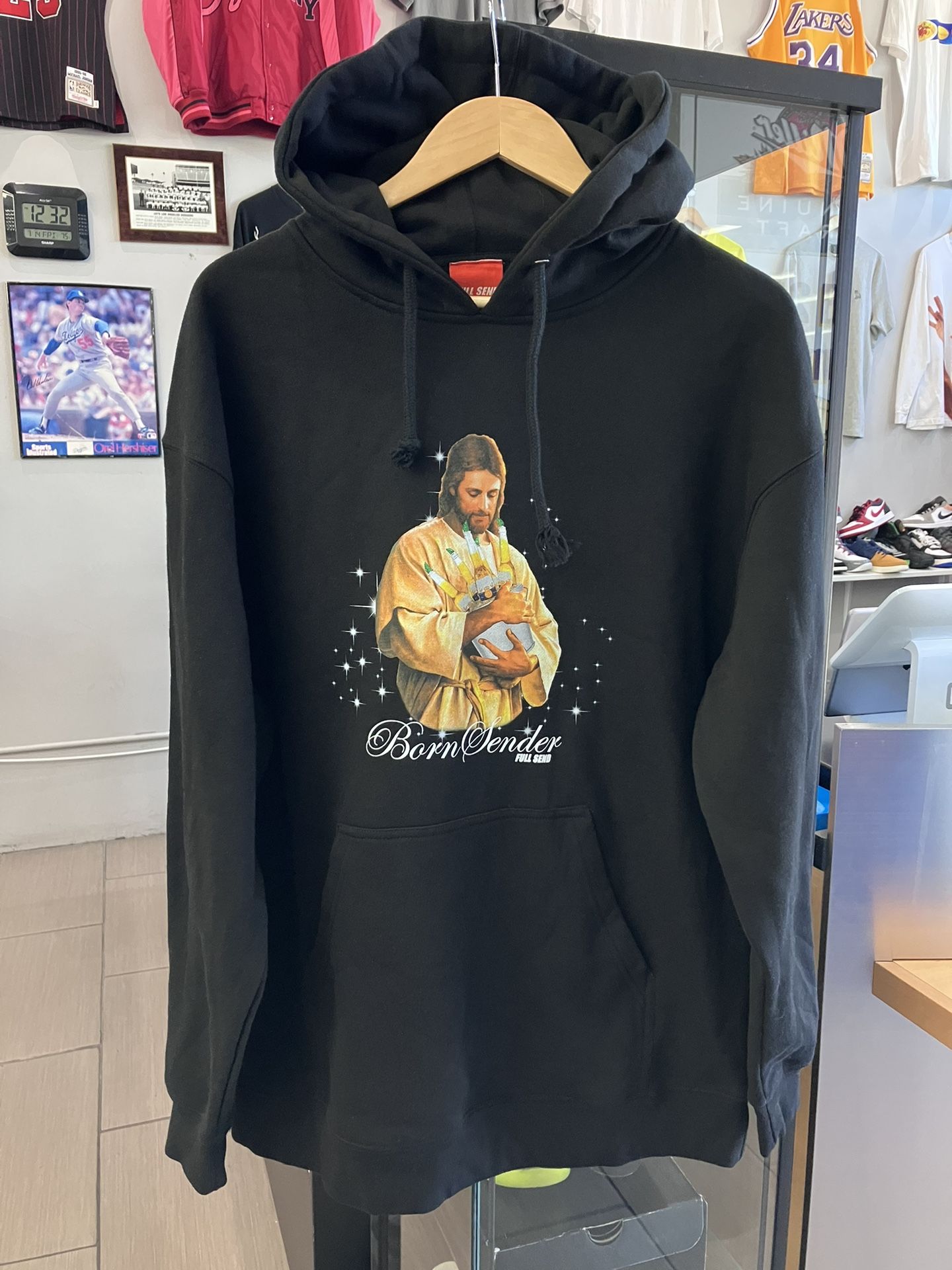 Full Send By Nelk Boys Born Sender Rona Hoodie