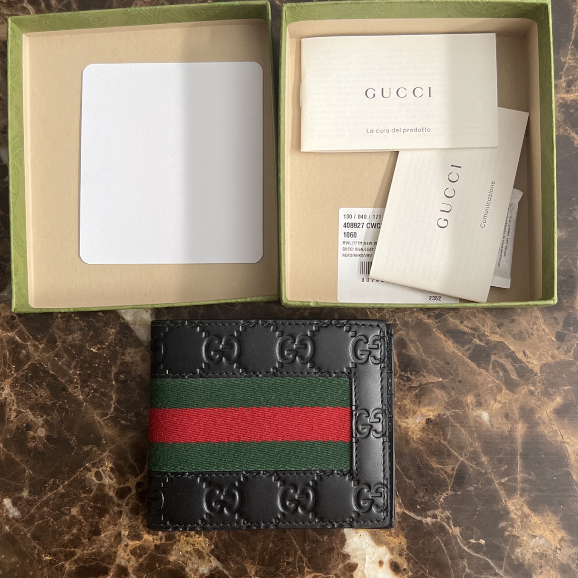 New Authentic Gucci Wallet