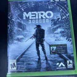 Metro Exodus Xbox Game disk