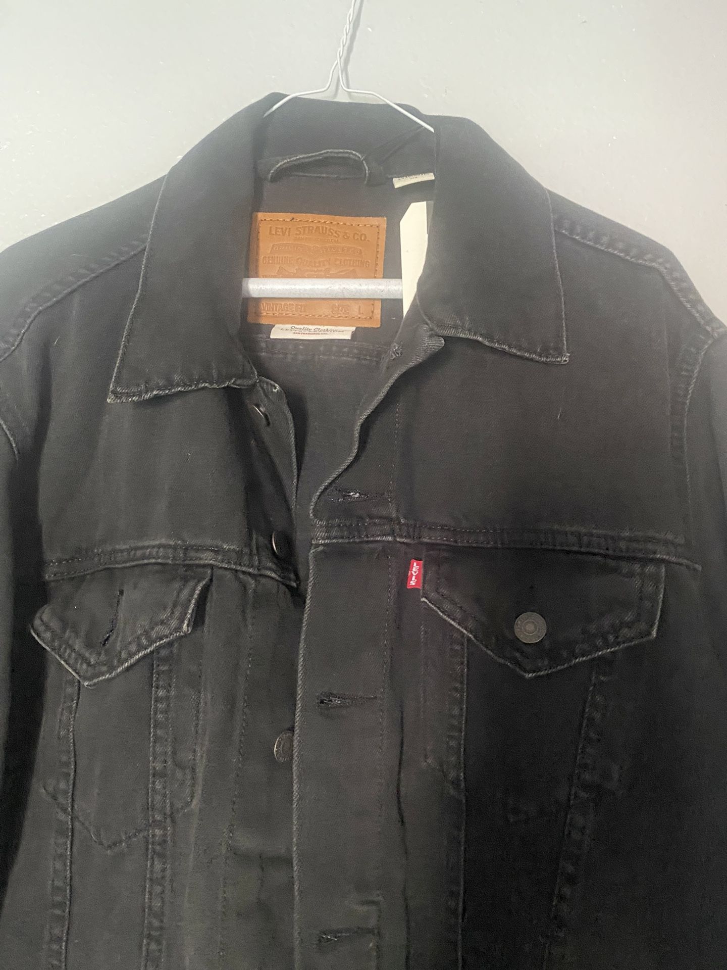 Levi Demin Jacket For Men Size Large Brand New 