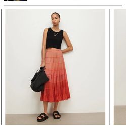 NWT All Saints Ombré Tiered Maxi Skirt