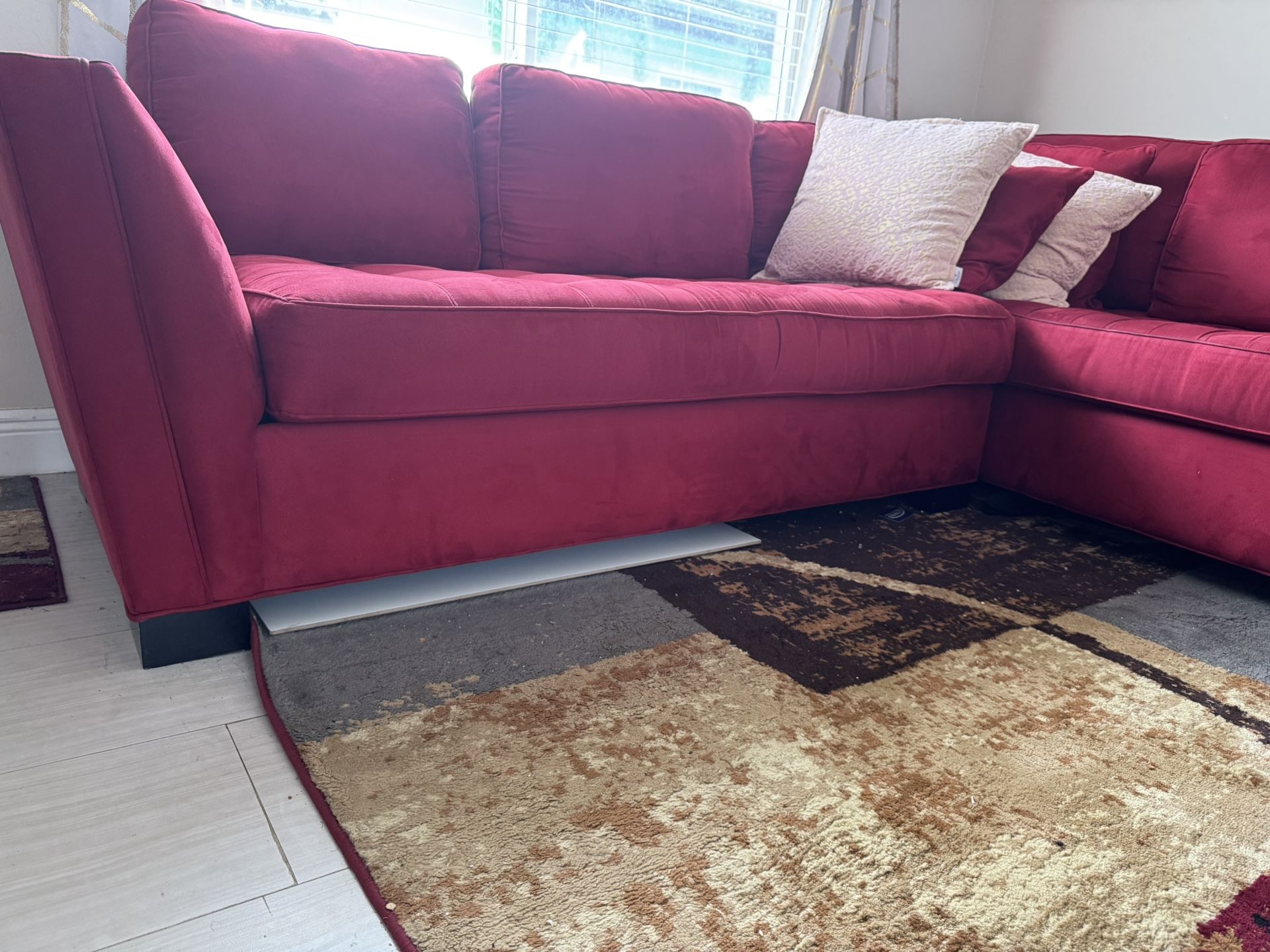 Red Sofa Sectional