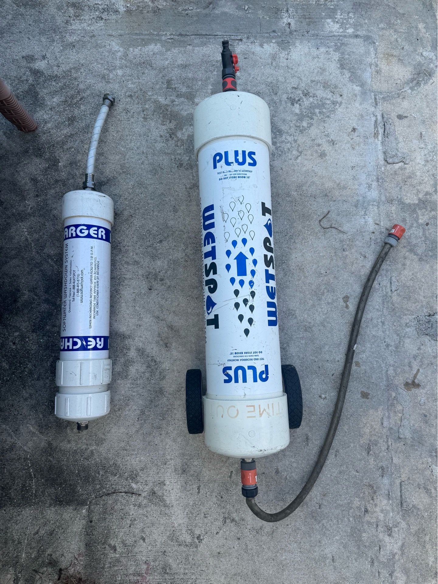Wet Spot soft water washdown system