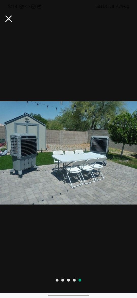 Coolers. Y Mesas Y Sillas Disponibles