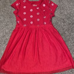 CIRCO GIRLS TULLE DRESS TED CIRCLE PRINT SIZE M 7/8