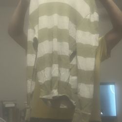 Gap Large Men’s Waffle Knit Long Sleeve Striped