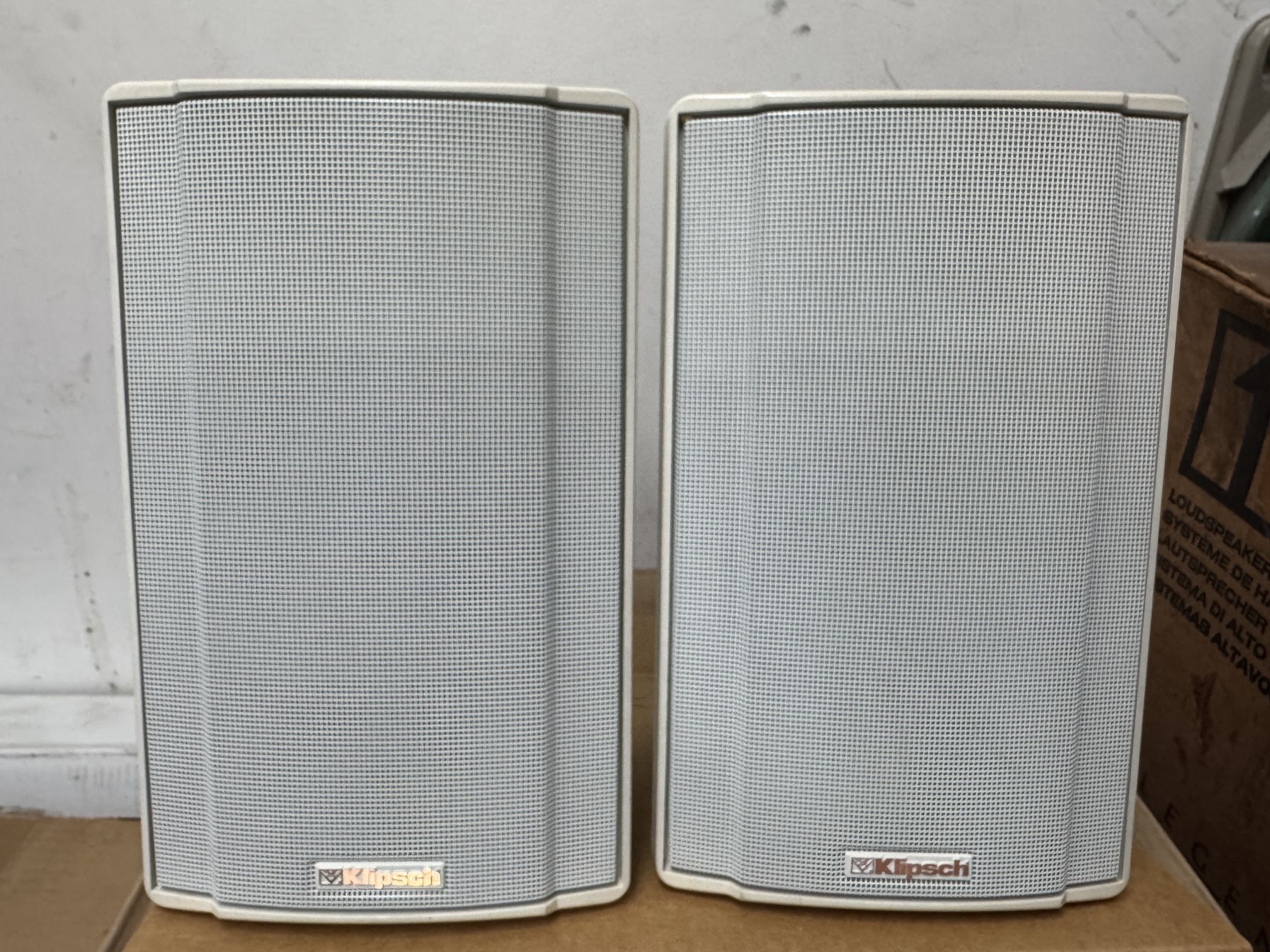 Klipsch Speakers-White