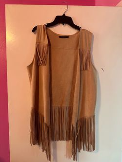 Boho fringe vest