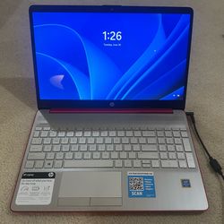 HP 15.6” Red Laptop