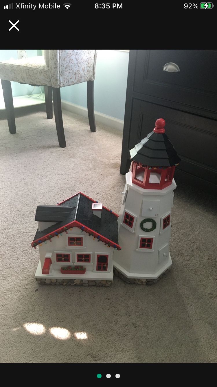Christmas Advent Calendar Lighthouse.
