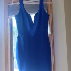 Dark Blue Mini Dress