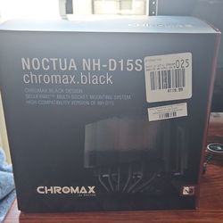 Noctua NH-D15S https://offerup.com/redirect/?o=Y2hyb21heC5CbGFjaw==, Premium Dual-Tower CPU Cooler with NF-A15 PWM 140mm Fan (Black)