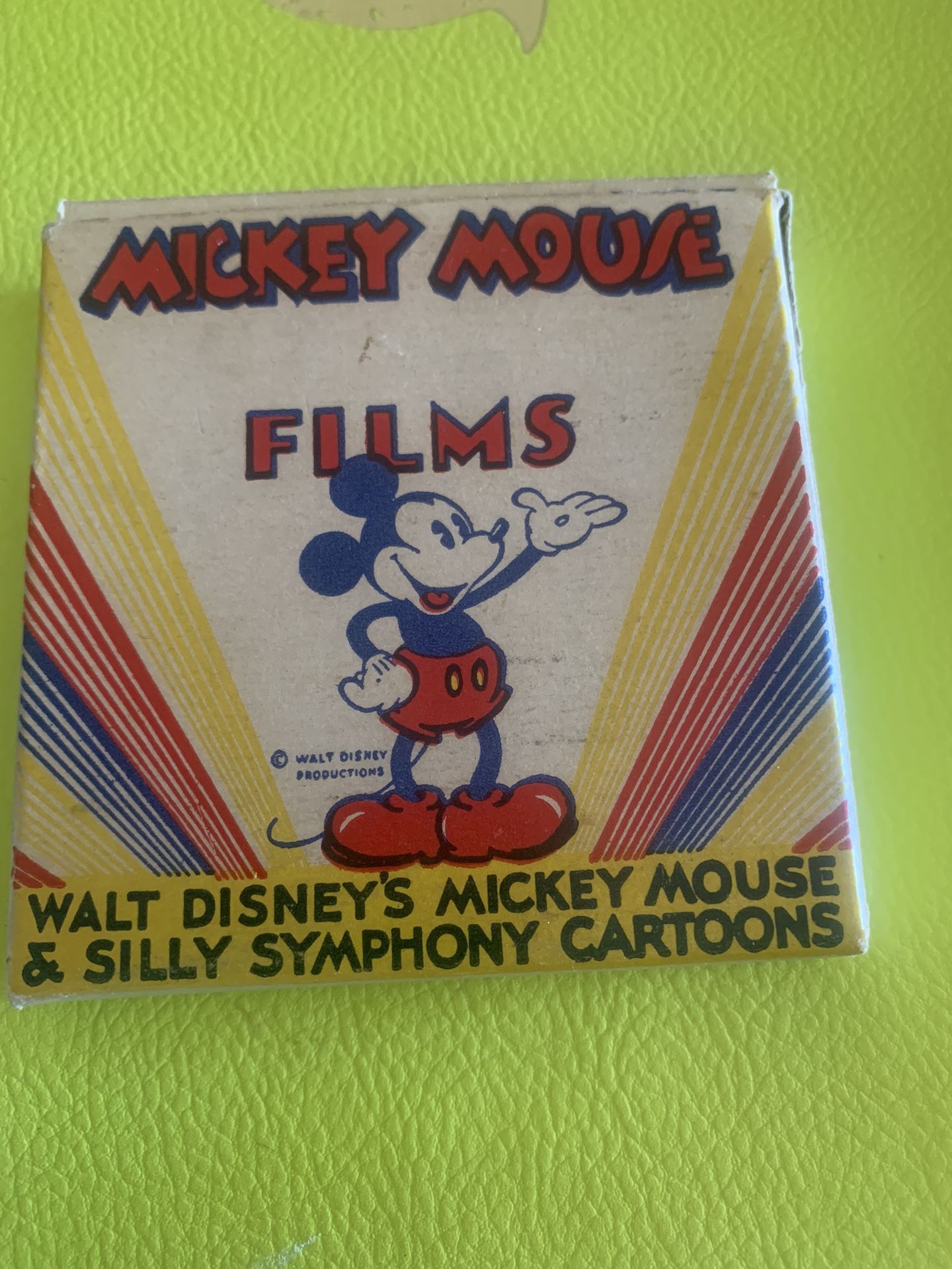 1930 Walt Disney Mickey Mouse Film (scarce) Mickey Full Steam