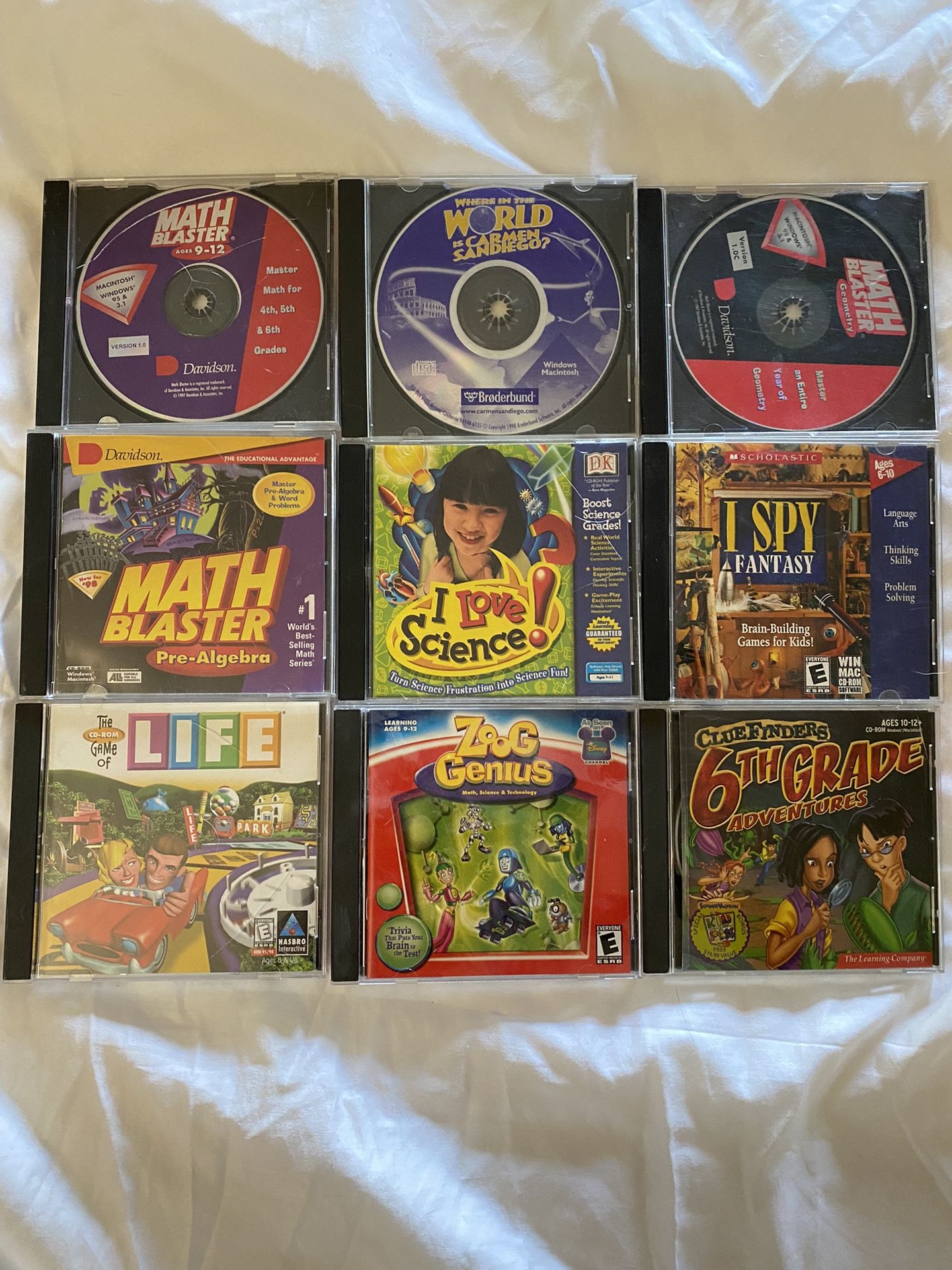 19 Vintage Educational Children's CD ROM Bundle LOT for Sale