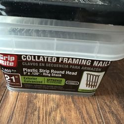 Collated Framing Nails 3"x.120"- Ring Shank
