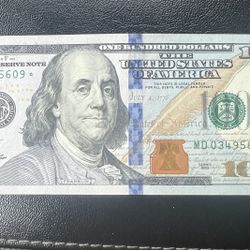 100 dollar bill star note