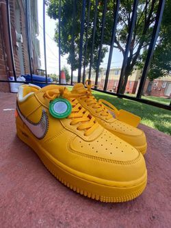 Nike Air Force 1 Off-White ICA University Gold