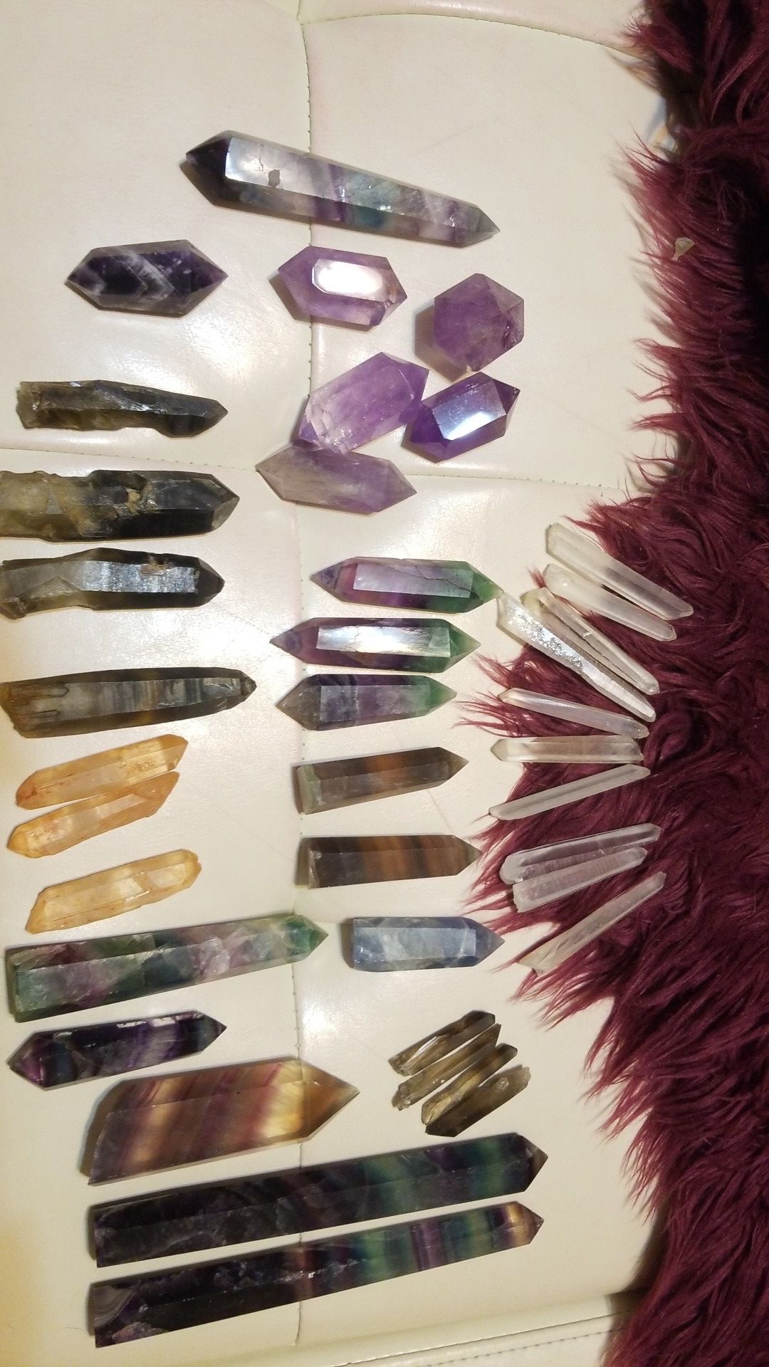 Assorted crystals