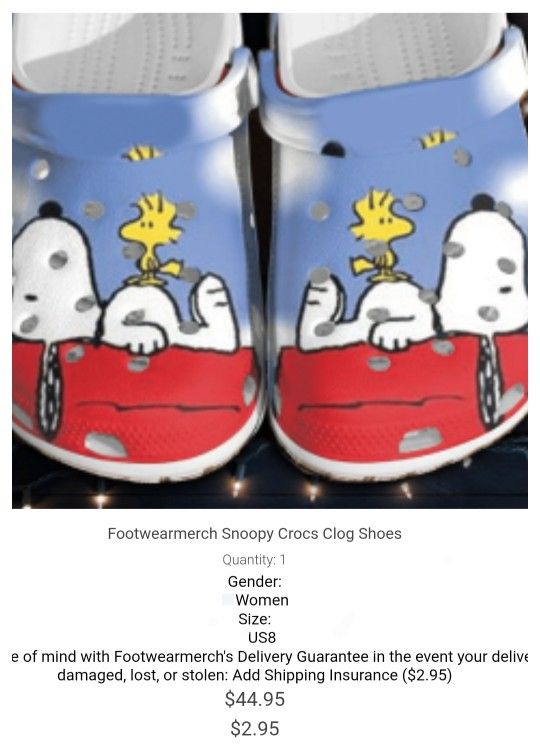 Snoopy Clogs