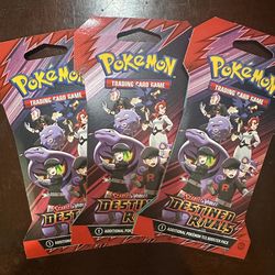 Pokemon Destined Rivals Sleeved Boosters Packs