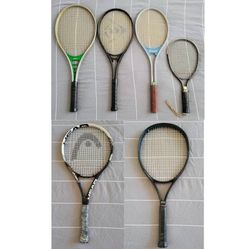 Tennis Racquet Set of 6 Rackets