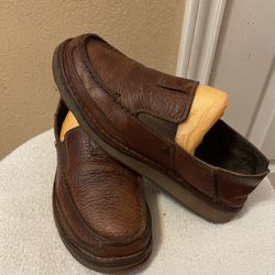 ARIAT Men’s Cruiser Slip- On Shoes In  A Brown Full-grain Leather Size 8..5 D