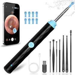 Ear Wax Removal Tool w/ 1296P Camera – Ear Cleaning Kit for iPhone/Android