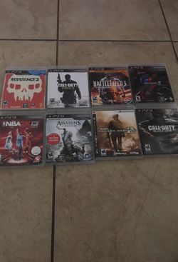8 PS3 games