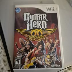 Guitar Hero Aerosmith  - Nintendo Wii - Complete!! Tested!! 