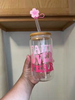 Custom glass cups