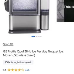 GE Profile Opal 2.0 Nugget Ice Maker, 38 lbs