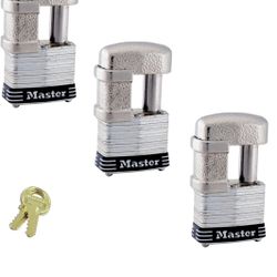 Master Lock - 3 Keyed Alike Trailer & Multi Purpose Padlocks