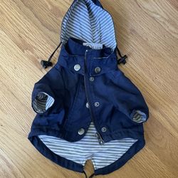 Small dog's raincoat and clothes