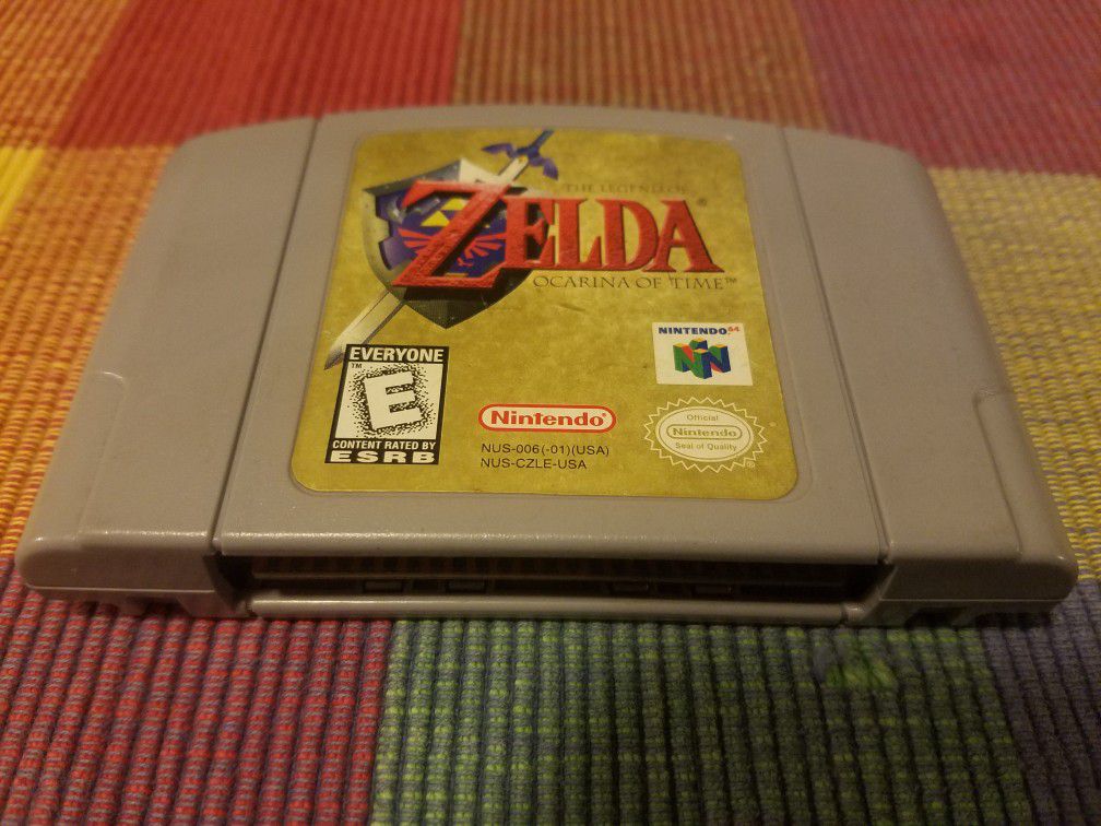 Zelda ocarina of time Nintendo 64 N64