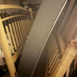 California King bed with Frame and A almost knew Mattress