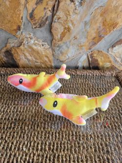 Tie-dye Rainbow Shark Plush Toy