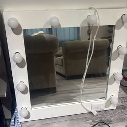 Vanity Mirror With Shelves 