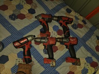 Milwaukee drill and Milwaukee impact to small and big