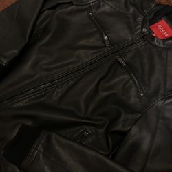 GUESS Leather Jacket S