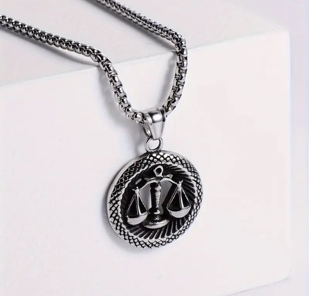 Zodiac Libra/Justice Scales Necklace