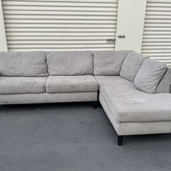 Gray Ashleys Furniture Sectional(WILL DELIVER)