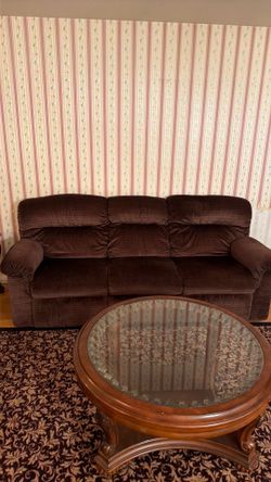 Lazboy sofa set with recliners for sale