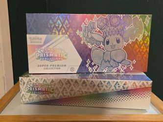 Pokémon Scarlet & Violet Prismatic Evolutions Super-Premium Collection x2
