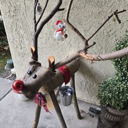Wood Made Reindeer 