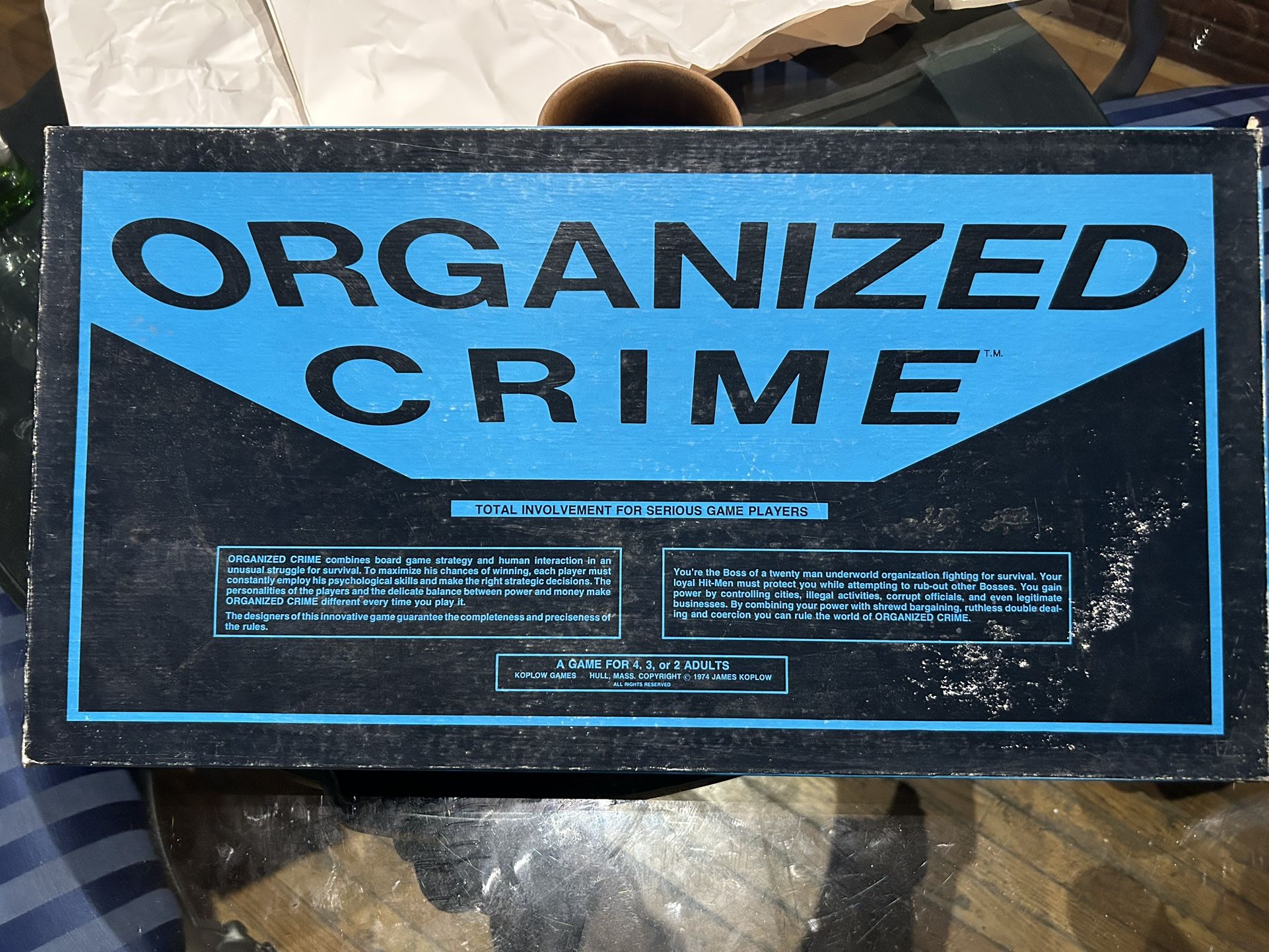 Rare Item Alert! Organized Crime Board Game 1974
