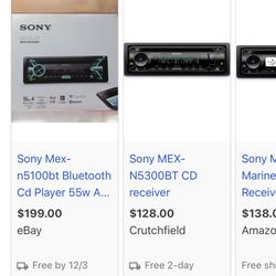 Brand new Sony single den stereo