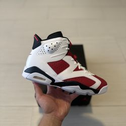 Nike Air Jordan Retro 6 Carmine Size 9