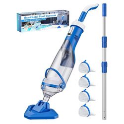 Cordless Pool Vacuum With Telescopic Pole V40